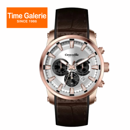 Crocodile CRDW7375.118C Brown Leather Strap Men Watch